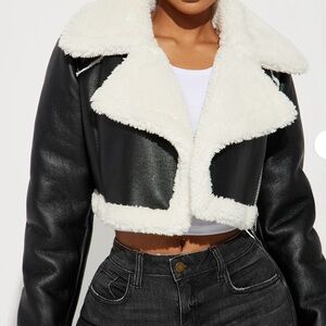Fashion Nova Brown Crossing Ways Moto Jacket